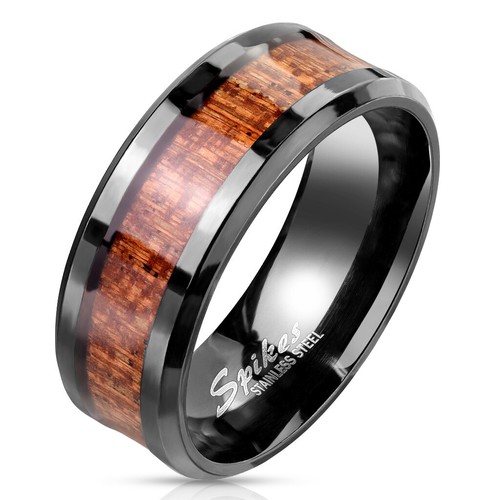 Anello uomo acciaio - in,