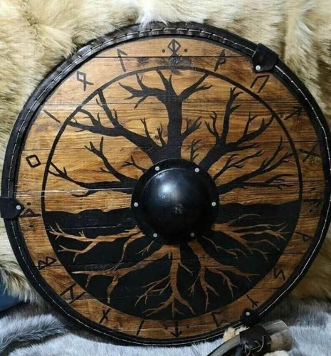 Scudo vichingo albero della