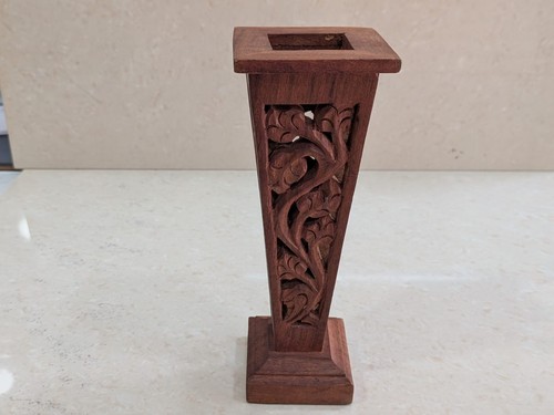 Vintage vaso legno - vaso,