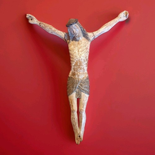 Antico crocifisso legno xvi - antico,