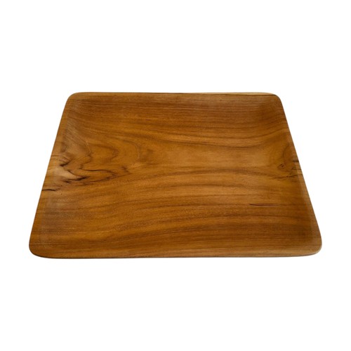 Vassoio legno teak piatto - vassoio,