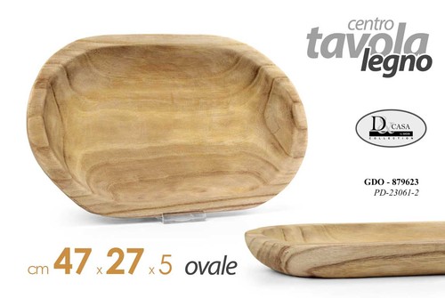 Centro tavola vassoio - centro, legno